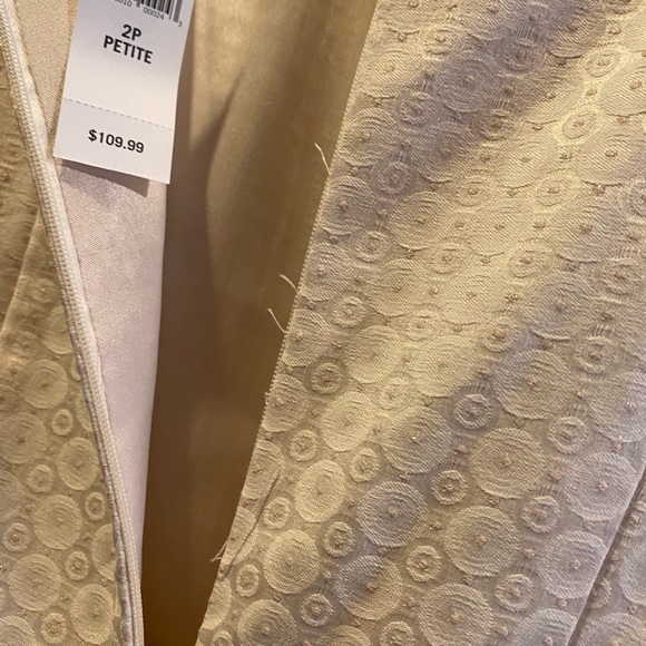 👗 SOLD 👗 Banana Republic 2P Creme Sheath Dress - Picture 10 of 13